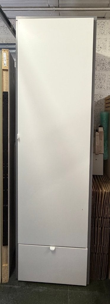 IKEA VISTHUS Kledingkast met hangruimte, leegplanken en lade, Ophalen, Gebruikt, 200 cm of meer, 50 tot 100 cm