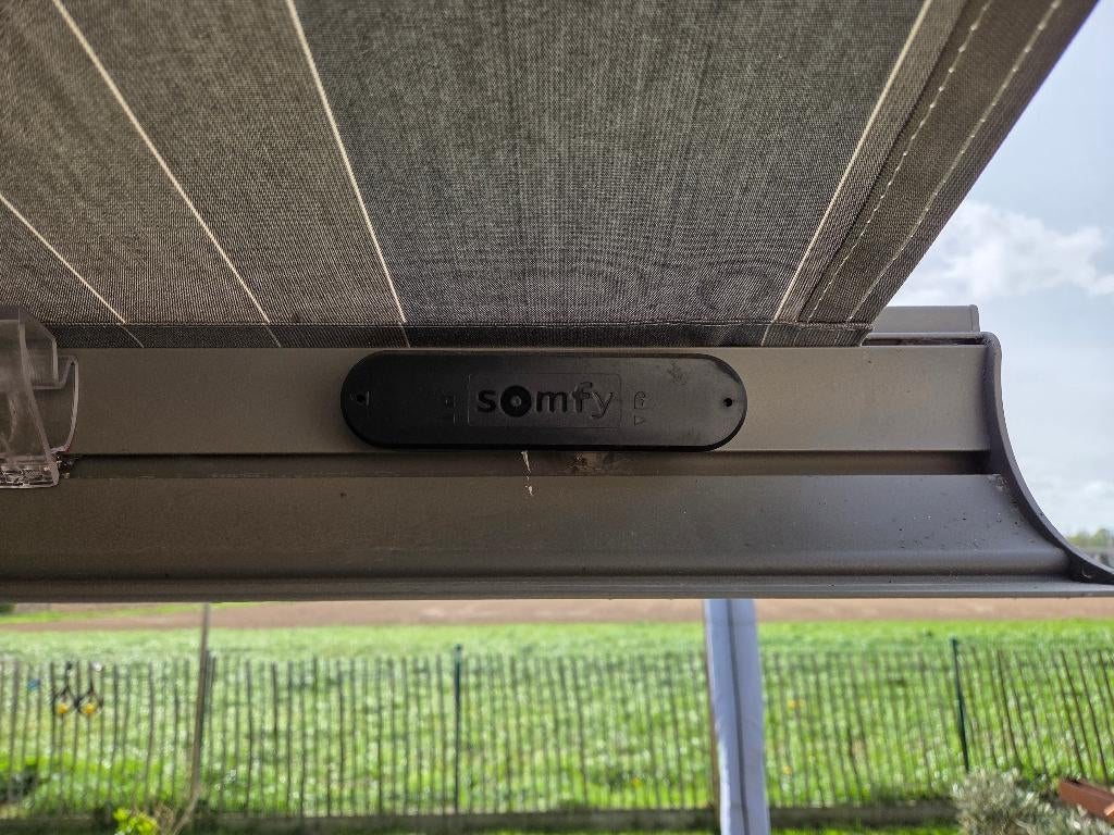 Zonnewering, Tuin en Terras, Zonneschermen, Ophalen, Elektrisch, Zo goed als nieuw, 250 cm tot 450 cm