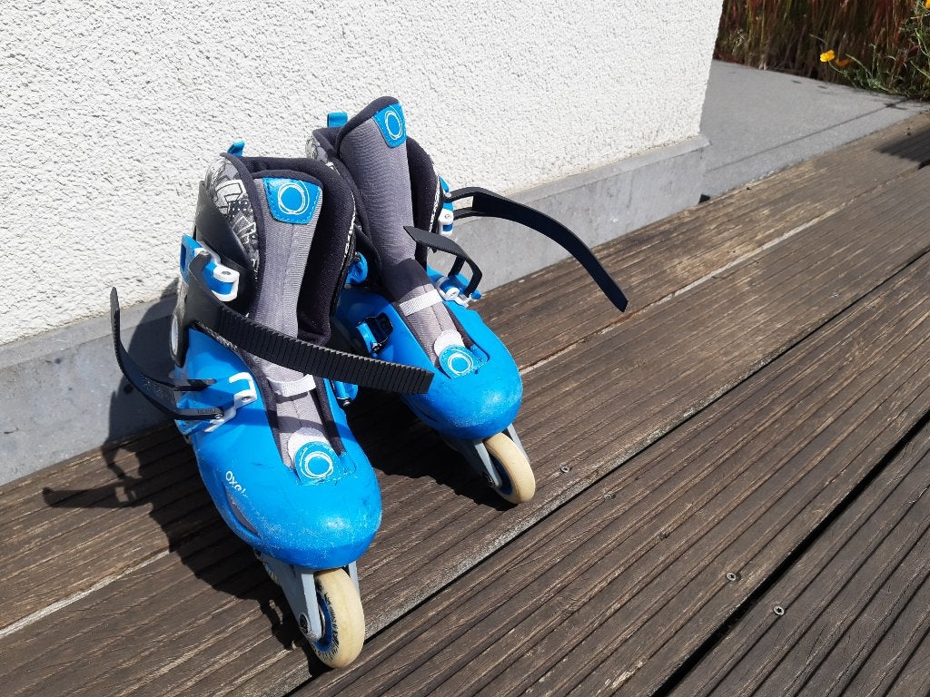 Skeelers Oxelo MT32-34, Sport en Fitness, Overige merken, Kinderen, Ophalen of Verzenden, Inline skates 4 wielen