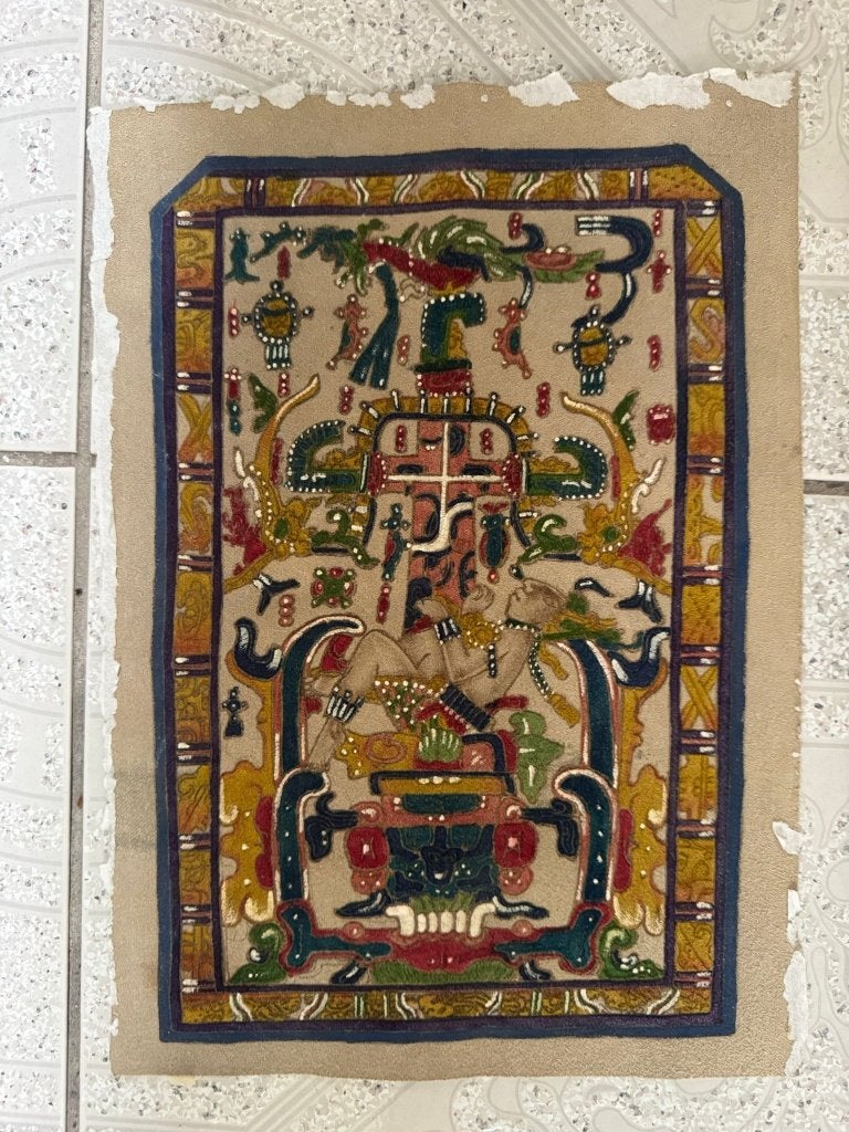 Antiek motief van hertenhuid, Antiek en Kunst, Ophalen