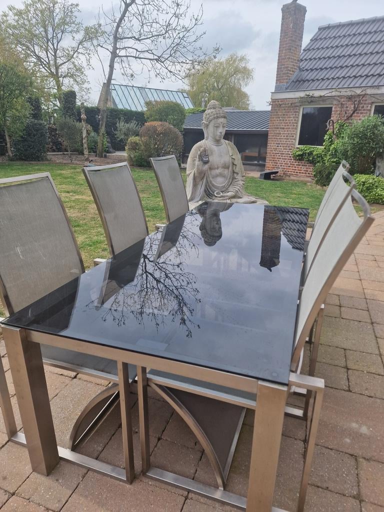 Set de jardin Macanto, Enlèvement, Aluminium, Salons de jardin