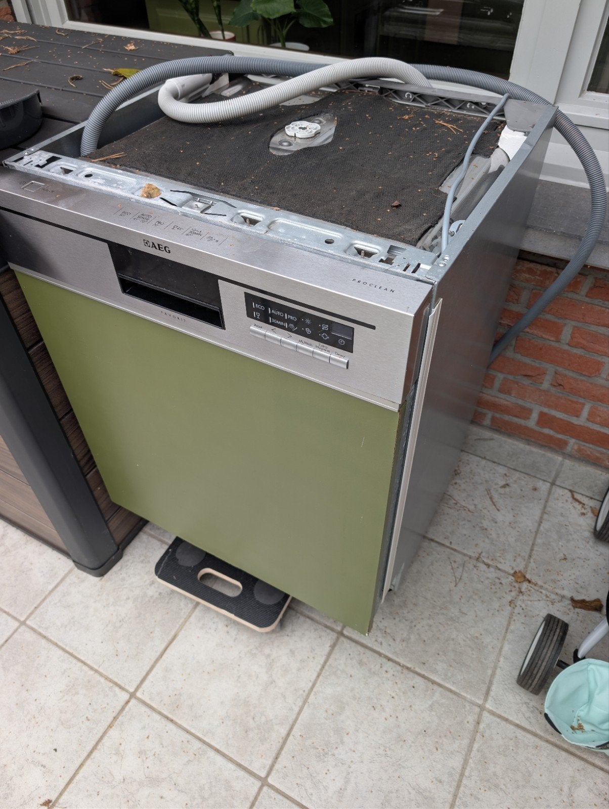 Vaatwasmachine AEG (lees beschrijving!), Ophalen, Inbouw