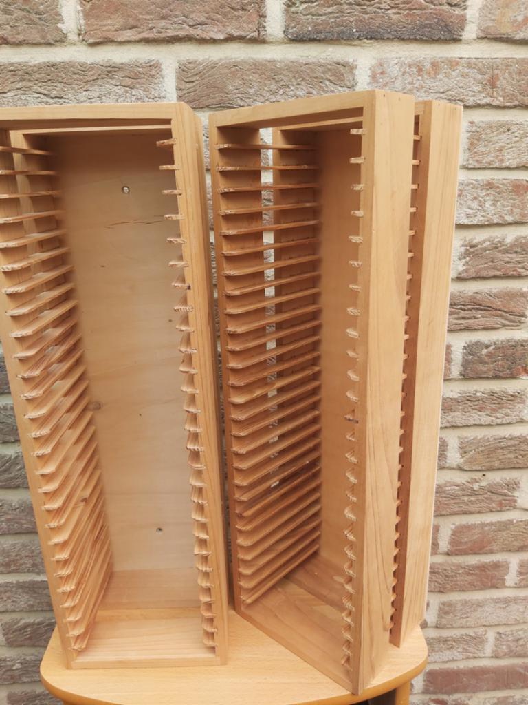 Houten CD rekjes, Huis en Inrichting, Ophalen, Cd's