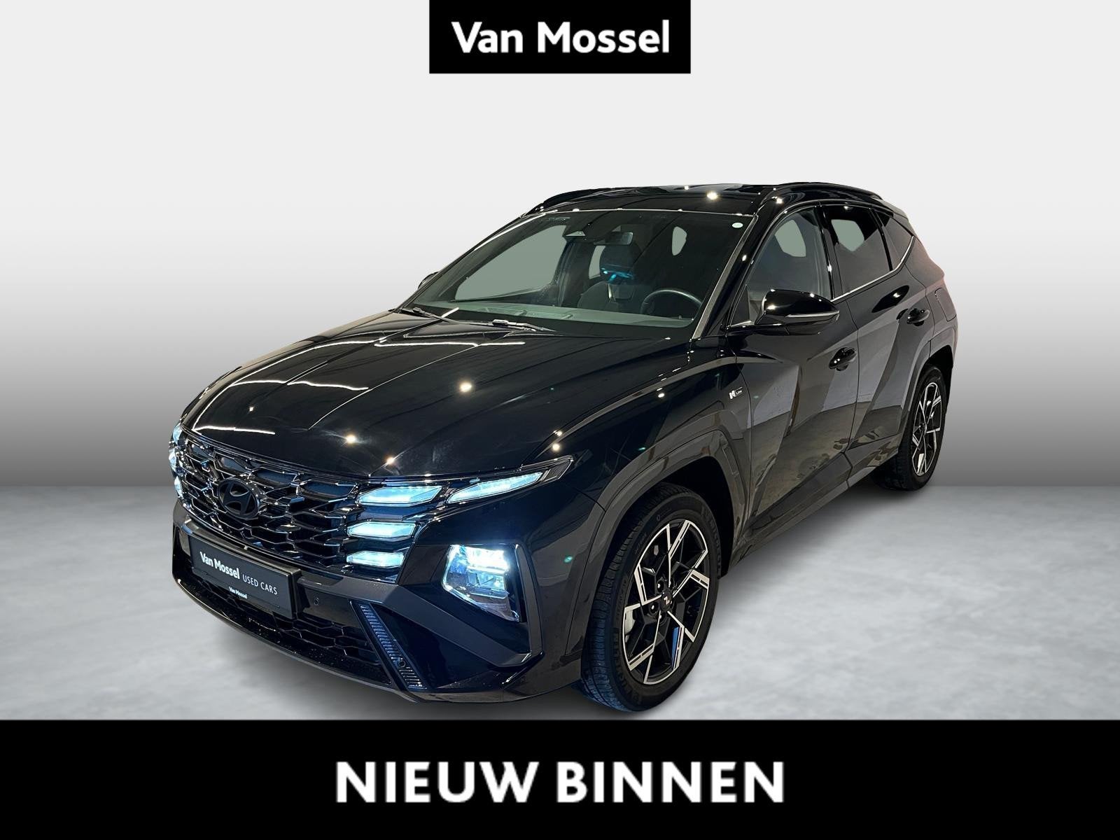 Hyundai Tucson 1.6 T-GDi HEV Feel N-Line (automatique), 1814 kg, Entreprise, 5 places, Tissu