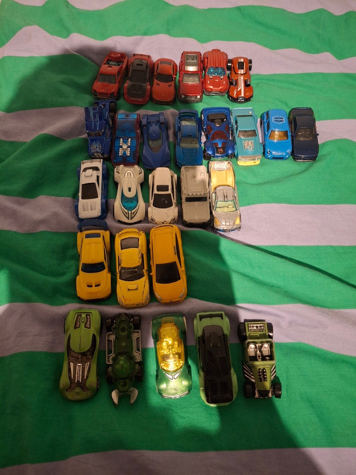 hot wheels auto speelgoed  rode,blauwe,witte,gele,en groene, Ophalen of Verzenden