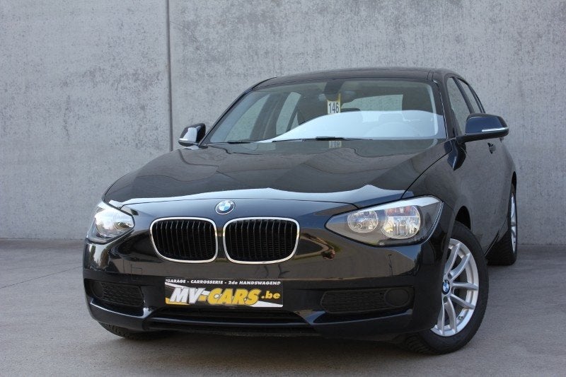 BMW 116i/5-deur, Auto's, BMW, 100 kW, 4 cilinders, Zwart, Bedrijf