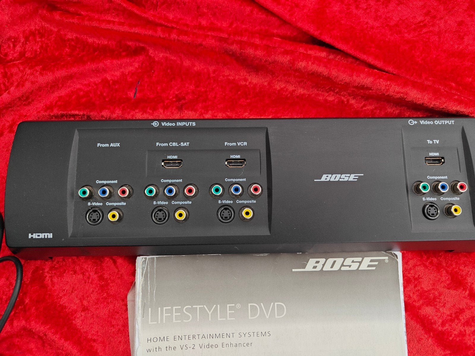 Bose VS2 video enchancer met kabels en handleiding, Audio, Tv en Foto, Home Cinema-sets, Ophalen of Verzenden