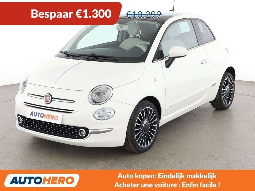 Fiat 500 0.9 Lounge (bj 2019), Auto's, Fiat, Voorwielaandrijving, 4 zetels, Stof, Gebruikt
