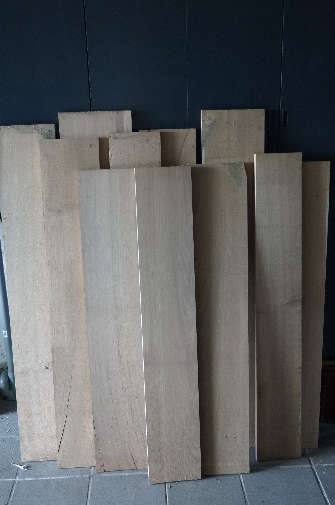 lot de 11 planches de chêne rabotées, Bricolage & Construction, Bois & Planches, Neuf, Planche, Chêne, Moins de 200 cm, 25 à 50 mm