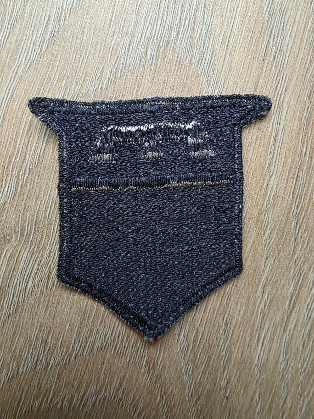 US WW2 76th Infantry division patch black back theater made, Ophalen of Verzenden