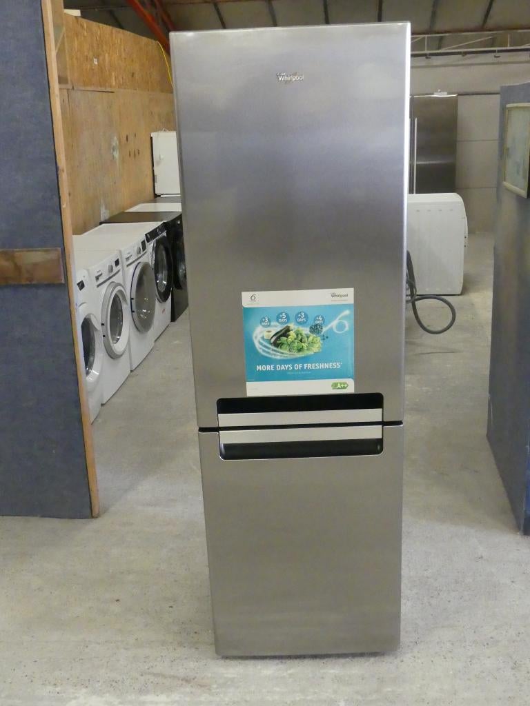 Combi Koelkast- diepvries Whirlpool A++ met 3 mnd garantie, Elektronische apparatuur, Vriezers en Diepvrieskisten, 160 cm of meer