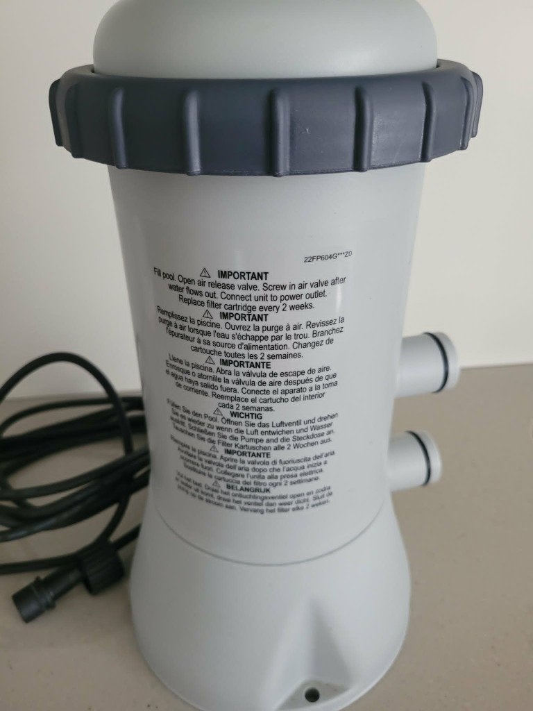 Intex filterpomp C600 voor zwembad, nieuw!, Tuin en Terras, Ophalen of Verzenden, Nieuw, Zwembadpomp