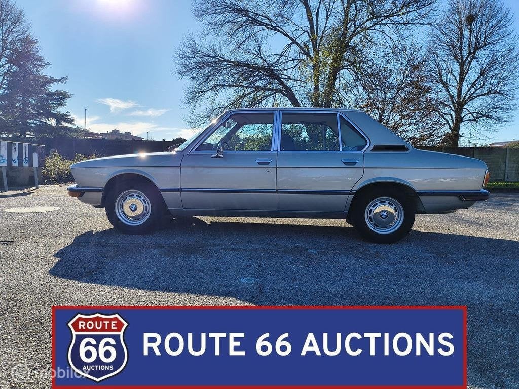 BMW 520 | 1974 | Route 66 Auctions, Auto's, Oldtimers, Zwart, Bedrijf, Handgeschakeld, Overige carrosserie