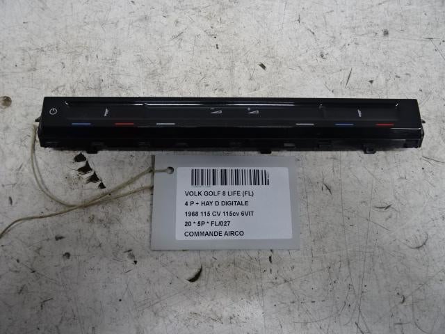 BEDIENINGSPANEEL AIRCO Volkswagen Golf VIII (CD1), Gebruikt, Volkswagen, Mevr. I. Hauben, Rue de l'Espoir 34 34
4030  GRIVEGNÉE, BE