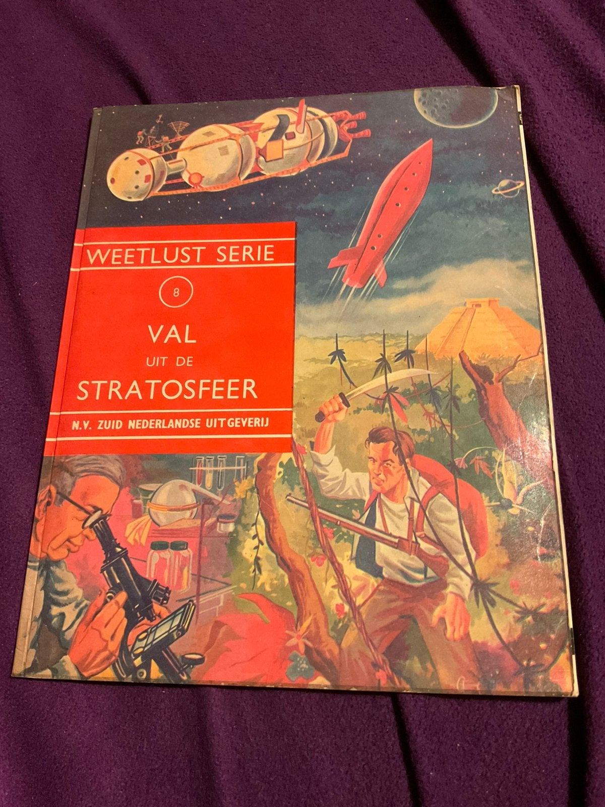 Val uit de stratosfeer, Boeken, Avontuur en Actie, Verzenden, Zo goed als nieuw