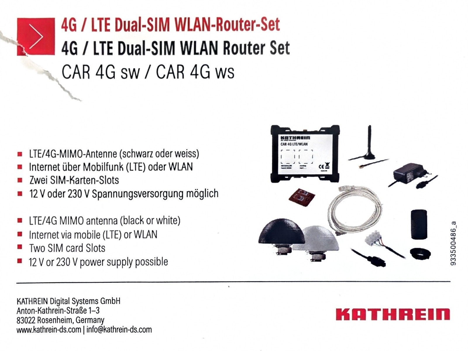 4g en wifi WLAN router set, Caravans en Kamperen, Mobilhome-accessoires, Ophalen