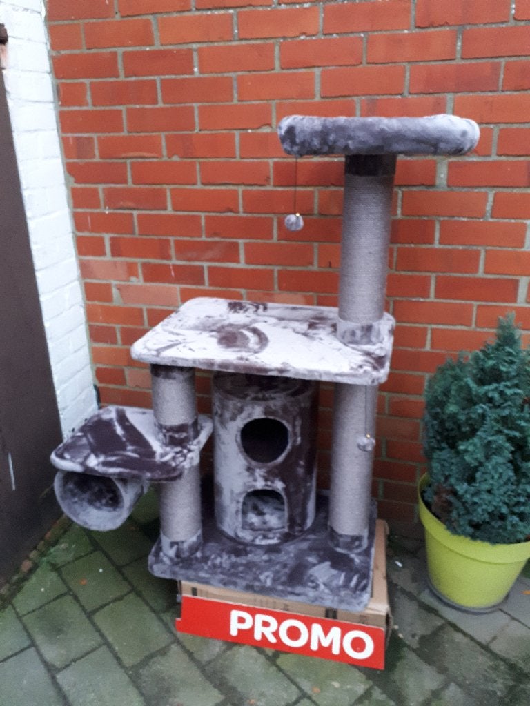 Kattenkrabpaal kattenpaal, kattenklim bruin,grijs, Dieren en Toebehoren, Krabmeubelen, Nieuw, Ophalen