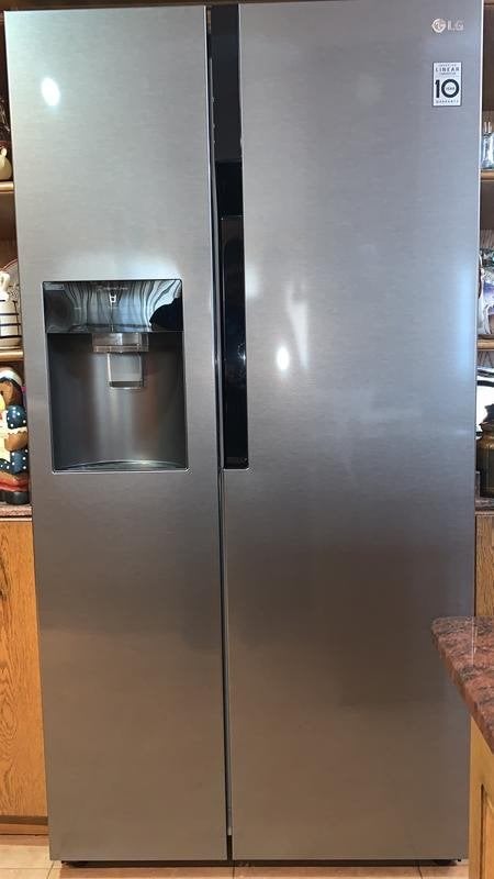 Amerikaanse koelkast LG, Elektronische apparatuur, Koelkasten en IJskasten, Ophalen, Gebruikt, 200 liter of meer, 60 cm of meer