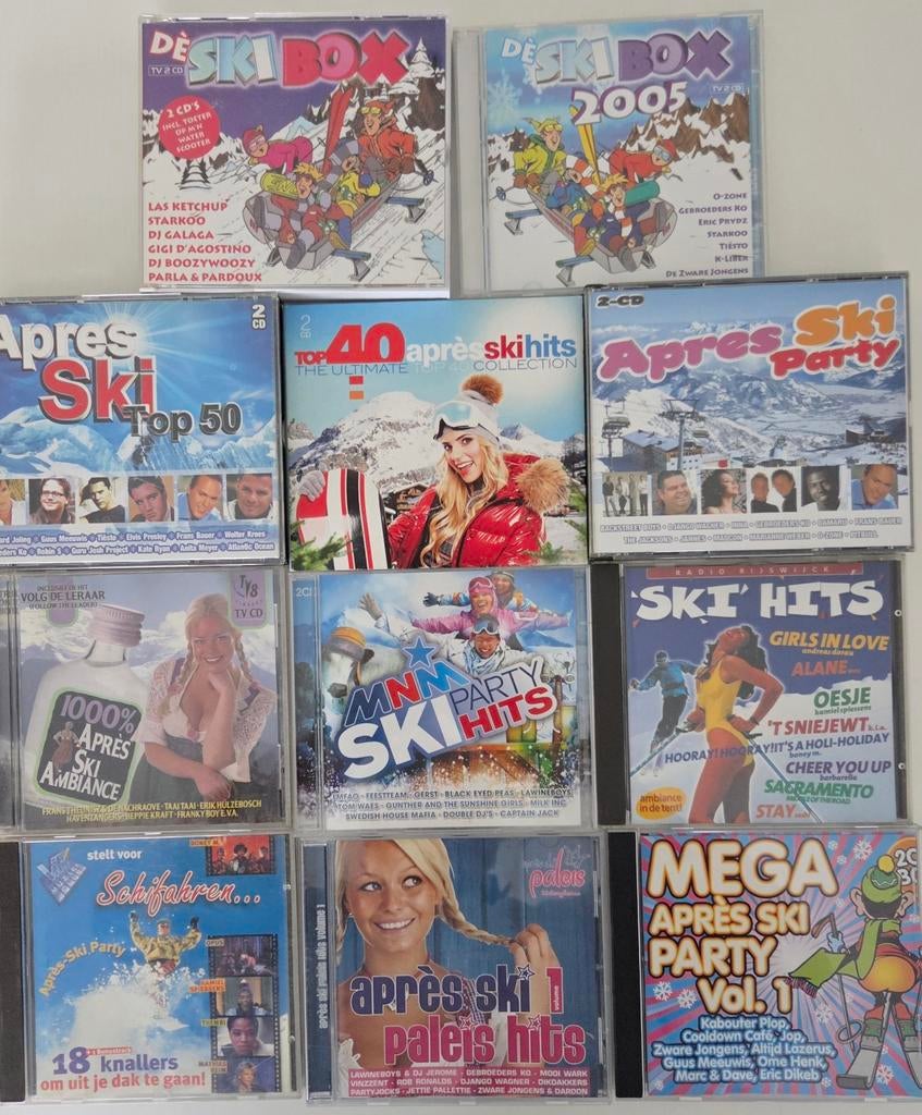 Lot apres ski cd's, Enlèvement ou Envoi