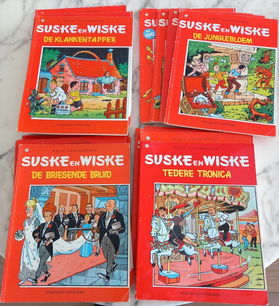 SUSKE EN WISKE ALBUMS -- 22 STUKS, Plusieurs BD, Enlèvement, Utilisé, Studio Vandersteen