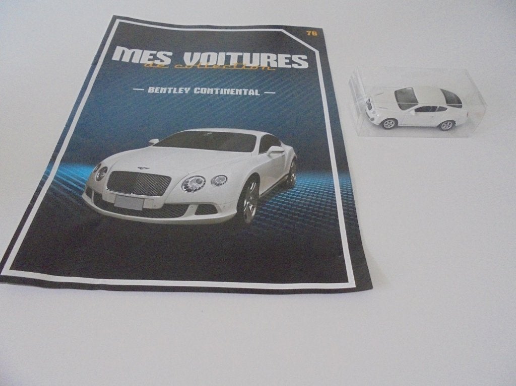 Bentley Continental avec livret en français, Hobby & Loisirs créatifs, Voitures miniatures | Échelles Autre, Comme neuf, Voiture