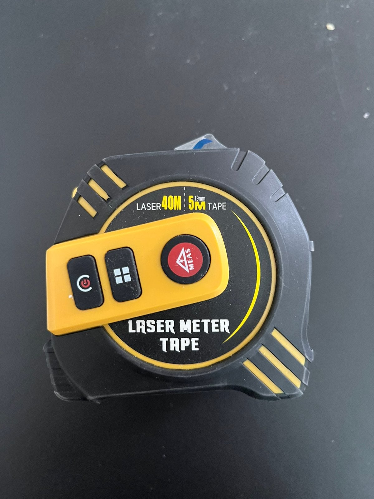Metre derouleur 5m et laser 40m - 2 en 1, Enlèvement ou Envoi, Comme neuf