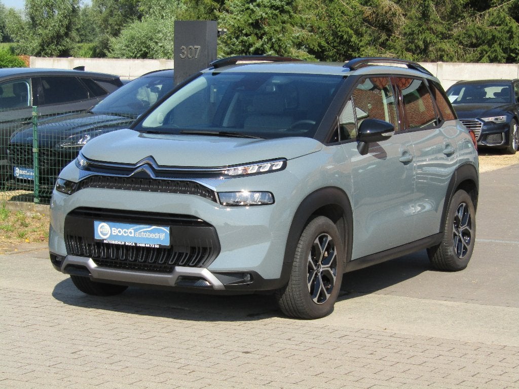 Citroen C3 Aircross 1.2 benzine met 9000km Automaat, Autos, Citroën, 144 g/km, Euro 6, Entreprise, Noir