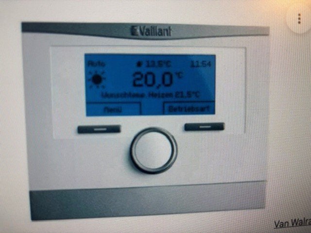 Vaillant Thermostat, Doe-het-zelf en Bouw, Ophalen of Verzenden, Slimme thermostaat, Nieuw