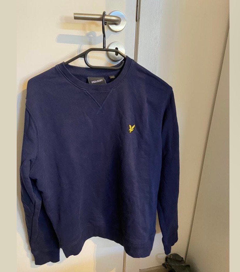 Lyle & scott trui, Kleding | Heren, Truien en Vesten, Ophalen, Zo goed als nieuw, Maat 46 (S) of kleiner, Blauw