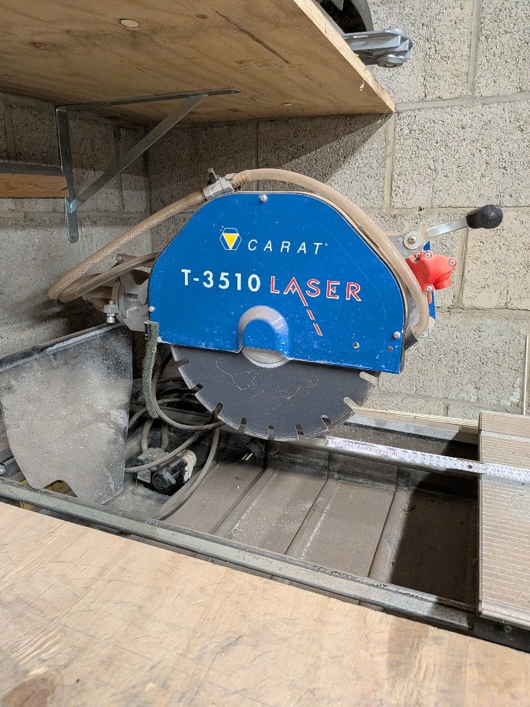T-3510 Table de coupe Laser, Bricolage & Construction, 70 mm ou plus, Enlèvement, Utilisé, Scie circulaire