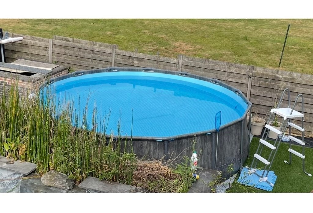 Piscine Intex, Tuin en Terras, Rond, 300 cm of meer, Zo goed als nieuw, Ophalen