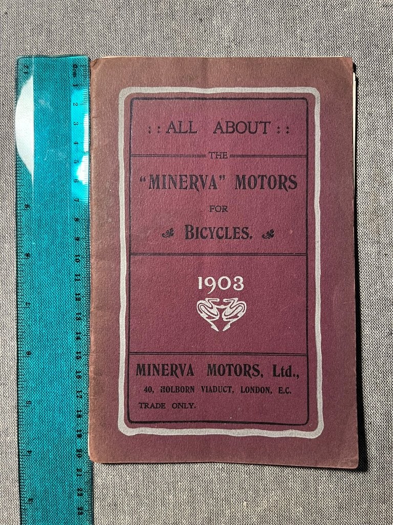 Brochure Minerva Motors Motorcycles 1903, Enlèvement ou Envoi, Comme neuf, Motos