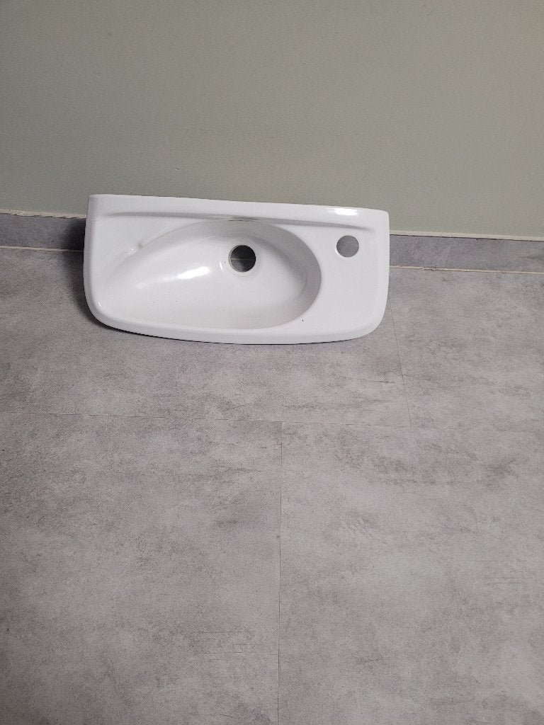 Wasbakje klein gratis, Enlèvement, Comme neuf, Pierre, Toilettes