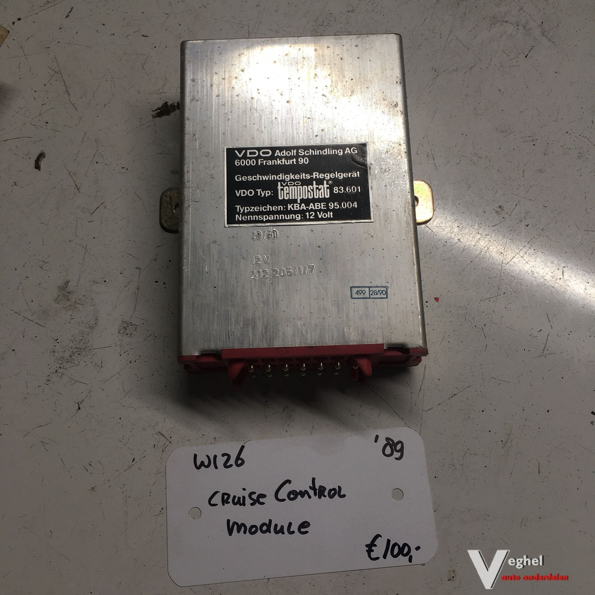 Mercedes W126 1990   Cruise Control Module  VDO   KBA-ABE 95, Auto-onderdelen, Gebruikt, -, -, Ophalen of Verzenden
