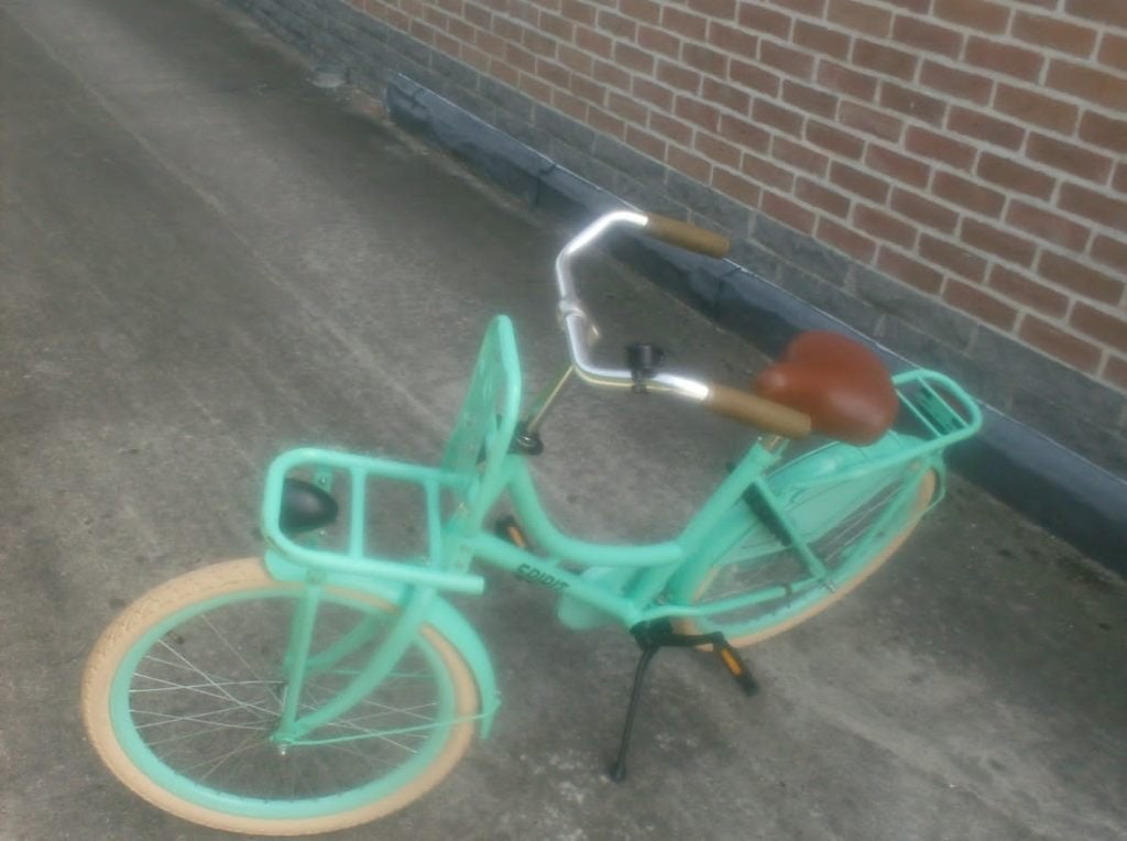 nieuw meisjesfiets SPIRIT. 22 inch als nieuw .van 6 tot 10, Ophalen, Nieuw, Terugtraprem, 22 inch