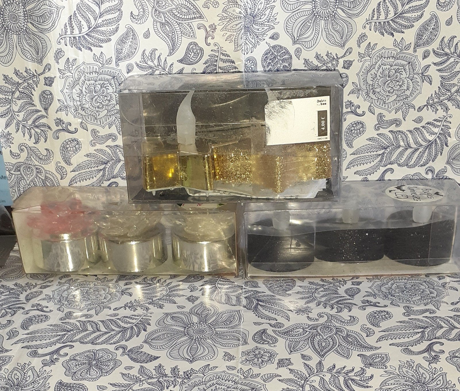 lot de lampe led imitation bougie de table, Maison & Meubles, Enlèvement ou Envoi, Comme neuf, Synthétique, Bougie