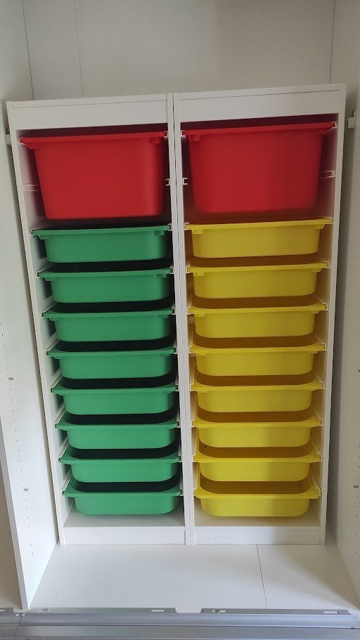 kasten: Ikea Trofast en Stuva, Enlèvement, Utilisé, Armoire