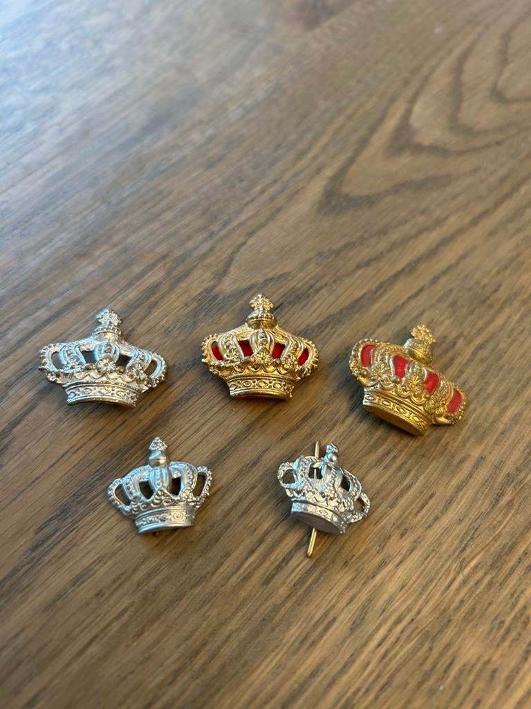 Set kroontjes, Ophalen of Verzenden, Landmacht