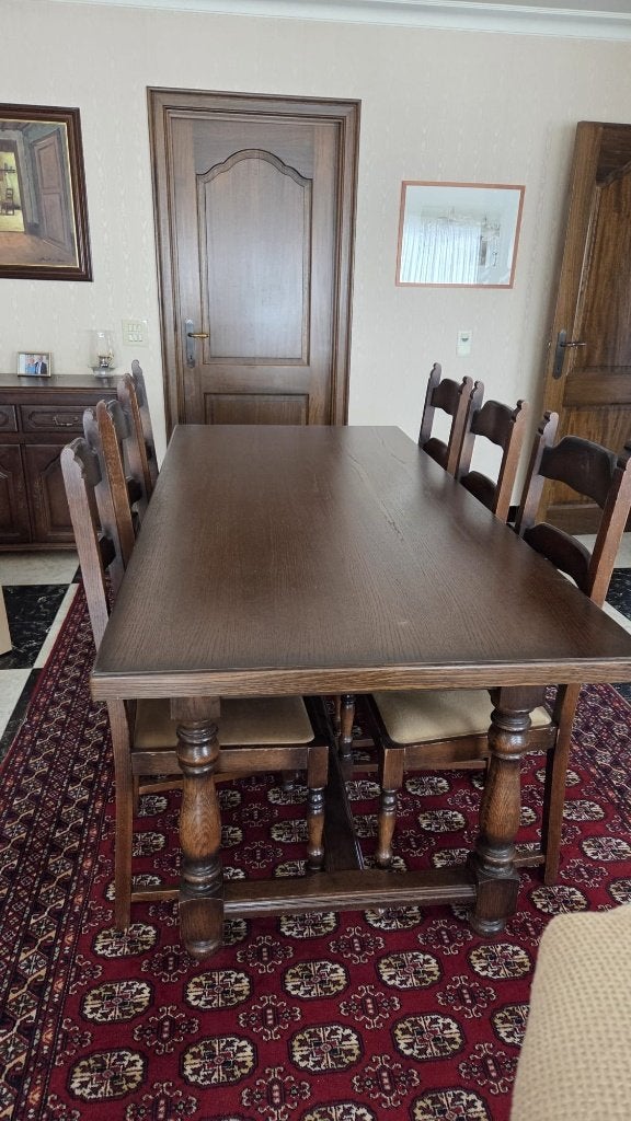 Eetkamer in perfecte staat, Ophalen, Zo goed als nieuw, Klassiek, 4 tot 6 stoelen