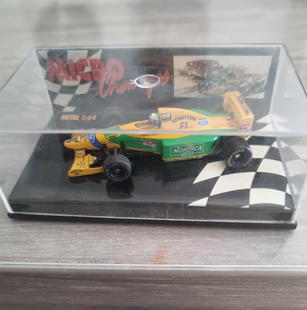 Minichamps 1/64 Benetton Ford B193 R. Patrese - 1993 -, Ophalen of Verzenden, Zo goed als nieuw, Formule 1