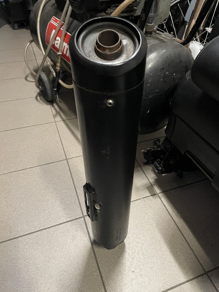 Originele Harley Davidson uitlaatdemper, Ophalen, Gebruikt