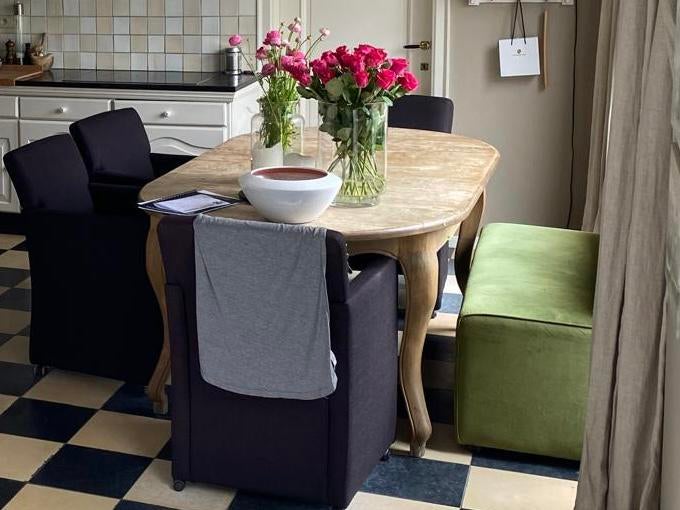 Eiken tafel ovaal, 100 à 150 cm, Enlèvement, Utilisé, Chêne