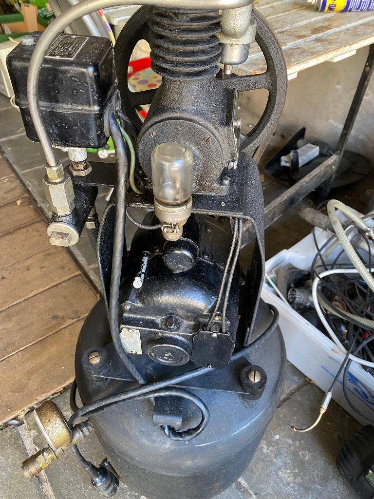 vintage ritter dentist air compressor, Antiek en Kunst, Ophalen
