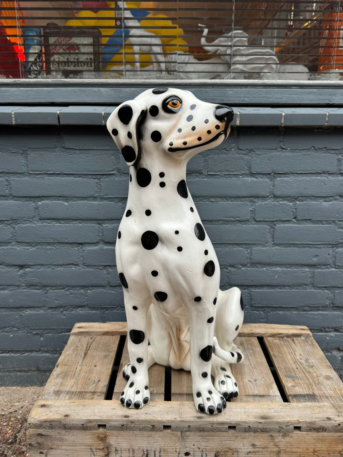 Groot Dalmatier beeld Italie jaren 60 / 70, Ophalen, Gebruikt, Dier