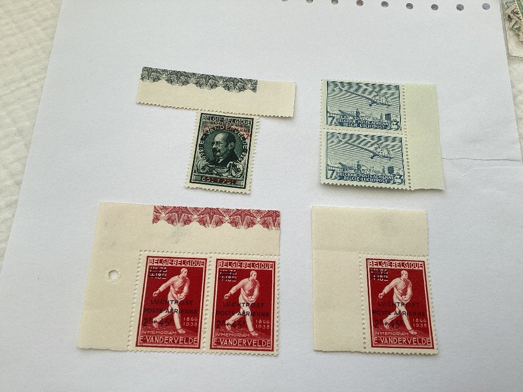 Mooi lot 6 Postfris luchtpostzegels, Ophalen of Verzenden, Postfris, Luchtpostzegel, Postfris