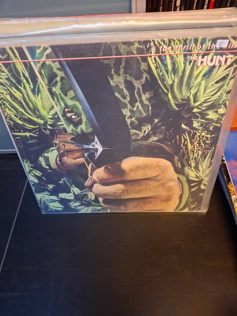lp - the hunt - the thrill of the hunt - bak 5, Enlèvement ou Envoi, Comme neuf, Housse de protection extérieure, Hard rock