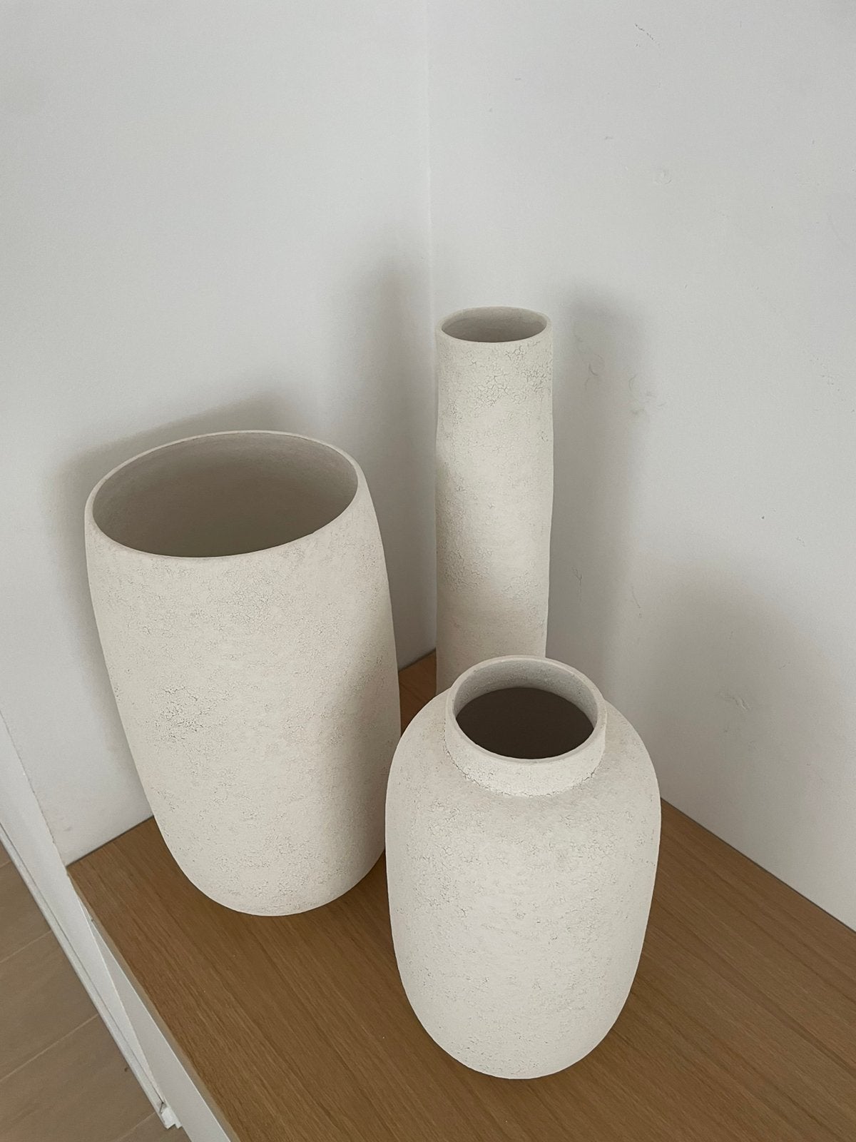 Set van 3 design vazen – Nieuw – Scandinavische stijl, Maison & Meubles, Accessoires pour la Maison | Vases, Enlèvement, Neuf
