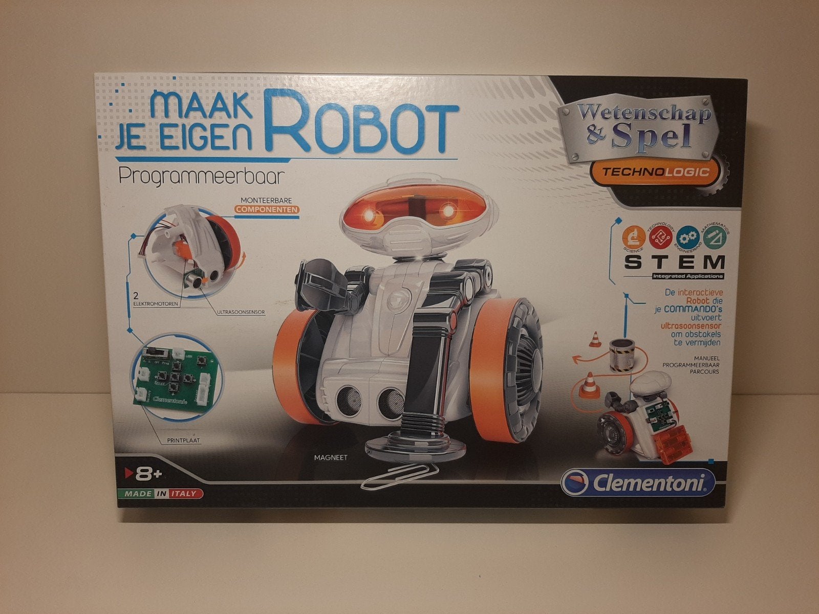 Fabriquez votre propre robot - Science & Game - en bon état, Enfants & Bébés, Enlèvement ou Envoi, Comme neuf, Construction, Avec lumière
