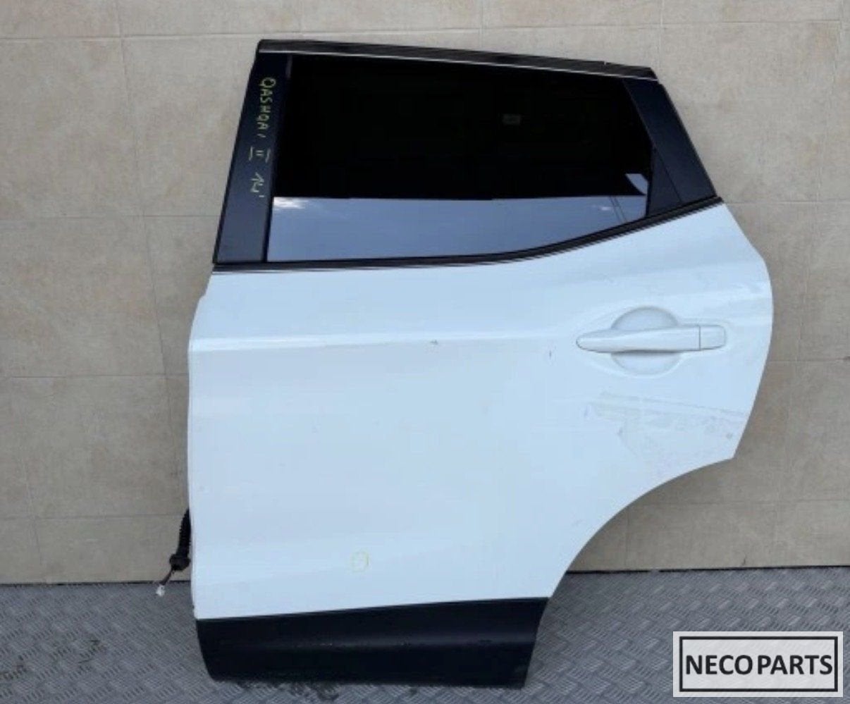 NISSAN QASHQAI II J11 PORTIER DEUR ACHTER LINKS ORIGINEEL, Arrière, -, Haillon arrière, Utilisé