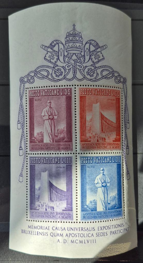 Blok Expo 1958, Ophalen of Verzenden, Postfris